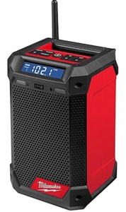 lot 17 image: Milwaukee 2951-20 M12 Lithium-Ion Cordless Radio  Charger (Tool Only) - Retail $150