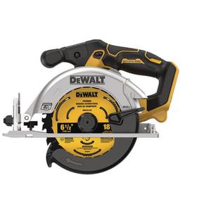 lot 21 image: Dewalt-DCS565B 20V MAX 6-12 in. Brushless Cordless Circular Saw (Tool Only) - Retail $175