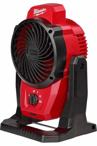 lot 24 image: Milwaukee M12 Mounting Fan - Bare Tool Only, No Charger, No Battery, Red, Medium - Retail $129