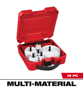 lot 34 image: Hole Dozer Electricians Bi-Metal Hole Saw Set (19-Piece) - Retail $199