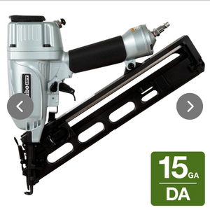 lot 38 image: Metabo HPT� Pneumatic 15-Gauge Angle Finish Nailer - Retail $189