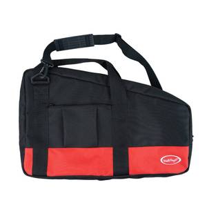 lot 43 image: MELOTOUGH Heavy Duty Framing Nail Gun Tool Bag with Extra Storage Pockets Shoulder Strap Fits Hitachi NR83A��Red�� - Retail $33