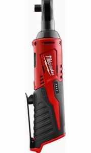 lot 69 image: Milwaukee 2457-20 M12 Cordless 38 Sub-Compact 35 ft-Lbs 250 RPM Ratchet w Variable Speed Trigger Bare Tool - Retail $99