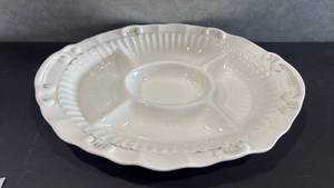 lot 1023 image: American Atelier Athena 5249 Serving Platter Ironstone