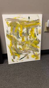lot 1207 image: Canvas wall decor 24 x 18 in