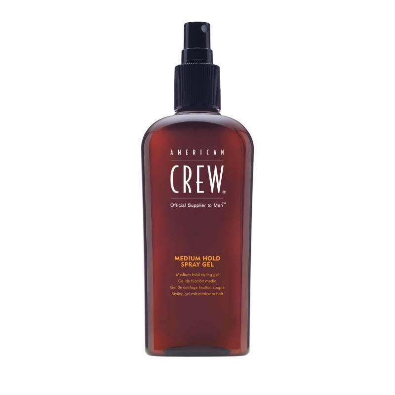 lot 59359 image: American Crew Mens Spray Gel, Medium Hold & Natural Finish, 8.4 fl oz - Retail $15