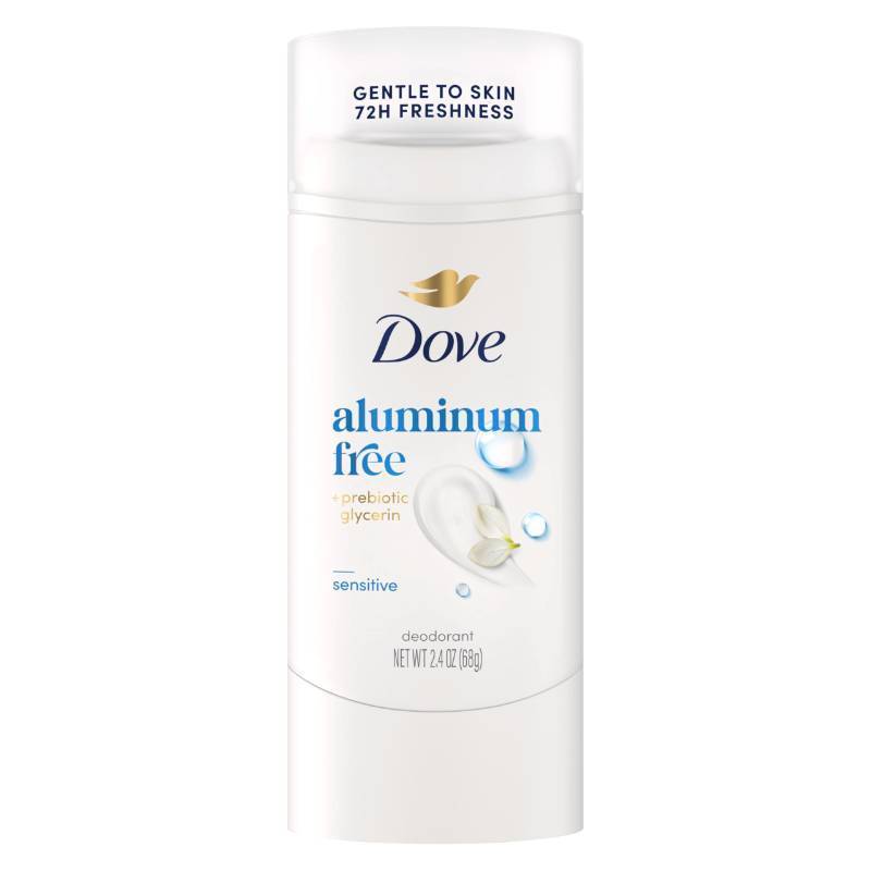 lot 18712 image: Dove Deodorant Stick Sensitive Aluminum Free 2.4 oz - Retail $8