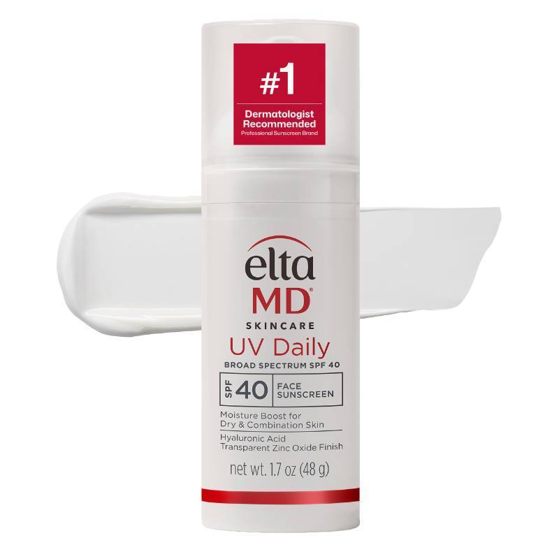 lot 39635 image: EltaMD UV Daily Untinted Face Sunscreen Moisturizer, SPF 40, 1.7 oz - Retail $41