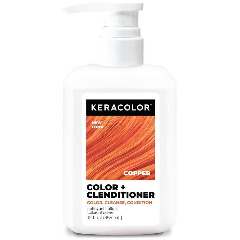 lot 39640 image: Keracolor Color  Conditioner, Semi-Permanent Hair Color, Copper, 12 Fl Oz - Retail $13