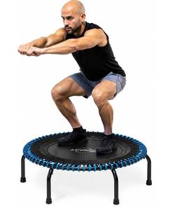 JumpSport 350 PRO 39 Inch Fitness Trampoline Indoor Rebounder Cardio Workout Equipment 300 lb Capacity. - Retail: $410
