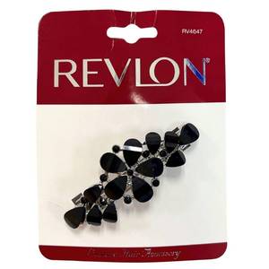 lot 1086 image: Revlon Couture Hair Clip with Black Crystal Accents Hold & Style
