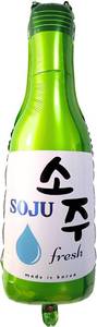 lot 68389 image: 30 Korean Party Decorations, Soju Bottle Balloon Set of 1, 21st Birthday Decor
