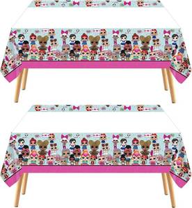 lot 69794 image: 3 Ananju 2pcs Children Birthday Party Tablecloth Table Cover,Children Birthday Supplies Decorations (3)