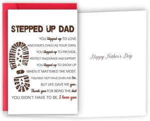 lot 69808 image: 8x5.3 inches Fathers Day Card Gifts for Stepdad