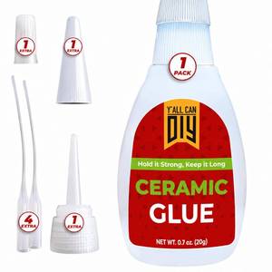 lot 69834 image: 1 Pack YallCanDiy Ceramic Glue Repair, Pottery Glue for Porcelain, Mugs & China