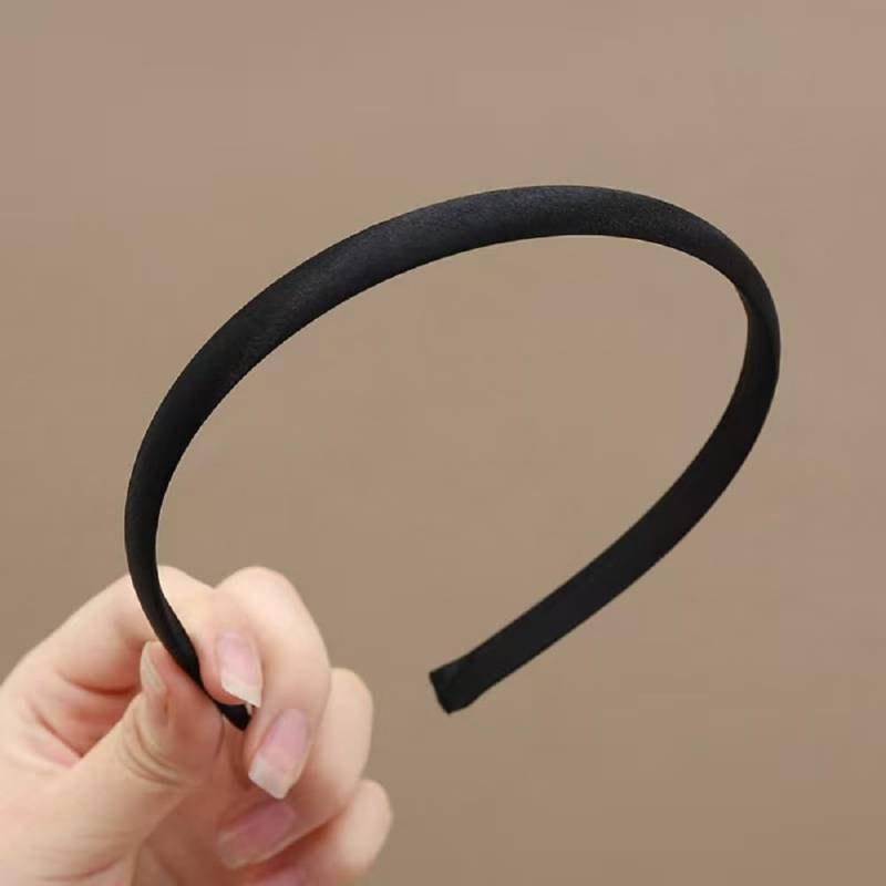 lot 68111 image: $131 1 Count (Pack of 1) Noctilux Women Fashion Thin Elastic Simple headBand Black,One Size