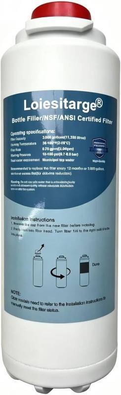 lot 68135 image: Water Filter Replacement Compatible With Elkay 51300C WaterSentry, NSF Certified, 3000 Gallon Capacity (1 Pack) OPEN BOX