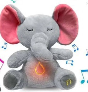 lot 12728 image: Anxiety Relief  Sleeping Plush with Realistic Breathing Motion & Soothing Music & Lights