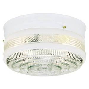 lot 12758 image: Westinghouse 2-Light 10.75 Flush Mount Ceiling Fixture