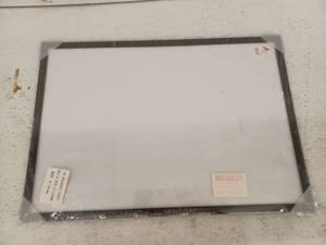 lot 12771 image: Black Framed Magnetic Dry Erase Whiteboard, Wall-Mount Style