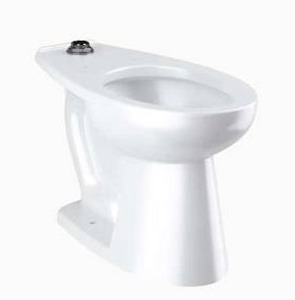 lot 12837 image: Sloan ST-2029 Vitreous China Floor-Mounted ADA Water Closet
