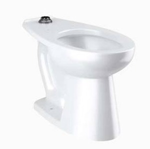 lot 12838 image: Sloan ST-2029 Vitreous China Floor-Mounted ADA Water Closet