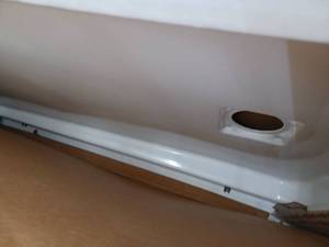 lot 12844 image: Showercast 6032 Porcelain Finished Shower Base 60in x 32in x 4in
