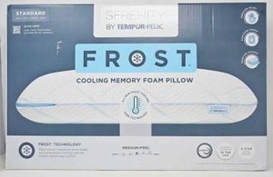 lot 12852 image: Serenity by Tempur-Pedic Frost Cooling Memory Foam Pillow Standard