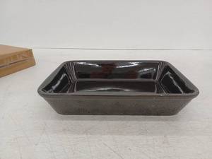 lot 12854 image: Cordon Bleu Rectangular Ceramic Baking Dish with Embossed Swirl Pattern