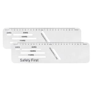 lot 2167 image: ONE PIECE Muka 1 PCS Truck Logbook Rulers - Retail $10
