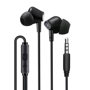 lot 2188 image: Aylaa Wired Earbuds Headphones for School with Microphone Noise Isolating Stereo Bass in-Ear Earphones �� for Smartphones, Tablets, Schools, Ipads, Multiuse - 3.5mm Plug in Audio Jack - Black - Retail $6