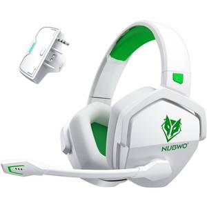 lot 2274 image: NUBWO Wireless Gaming Headset for Xbox Series XS & Xbox One, 100Hr Battery Life, 3-in-1 Ultra-Low Latency 2.4GHz DongleBluetooth 5.33.5mm Wired Gaming Headphones for PS5, PC - Retail $50