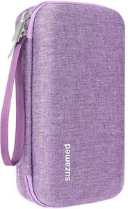 lot 2312 image: suzamed Insulin Cooler Travel Case, Fits 2x150g Ice Pack TSA Approved, Purple - Retail $9