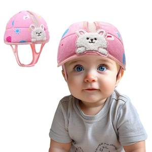 lot 2380 image: Domayllay Soft Infant Safety Helmet,Baby Helmet for Crawing Walking,Baby Helmet 1-2 Years for Anti-Fall Head Protector,Adjustable (White Rabbit) - Retail $14