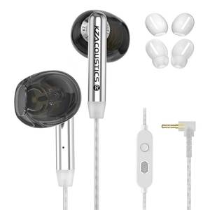 lot 2385 image: KZ Duet Wired Earbuds with Mic, Dual Driver in Ear Earphone with 3.5mm Jack - Retail $37