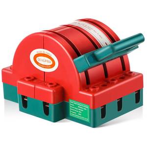 lot 2391 image: Relaxweex Disconnect Knife Switch, Power Switch, 100 A 38 V 3 Pole, Orange - Retail $29