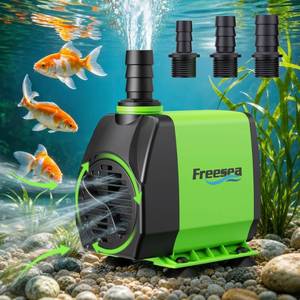 lot 2400 image: FREESEA 800GPH Small Pond Pump Circulate 500-1200 Gallon Pond in 1-2 Hours - Retail $23