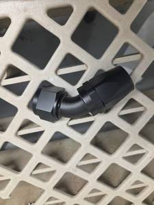 lot 2413 image: EVIL ENERGY 12AN Hose End Fitting Straight Swivel for CPE Braided Hose Black - Retail $14
