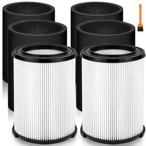 lot 2421 image: 2 Pack VF4000 Replacement Filter for Ridgid Shop Vac Filters - Retail $25