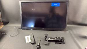 lot 37 image: Westinghouse 32 Inch Wall Mount Television and Chrome Cast