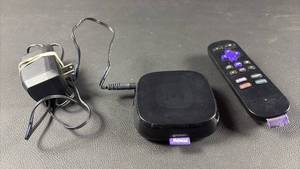 lot 38 image: Roku 3 Smart TV Adapter with Remote and Power Cord