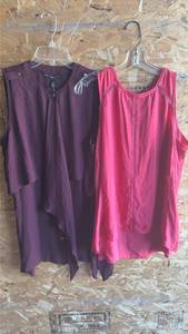 lot 225 image: NEW WITH TAGS NAME BRAND Womens Clothes Wrinkled From Storage BUT Clean