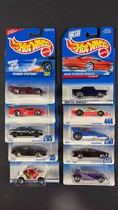 lot 127 image: 10) Hot Wheels Mattel Diecast Cars in Original Blister Packs