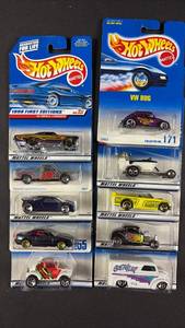 lot 128 image: 10) Hot Wheels Mattel Diecast Cars in Original Blister Packs