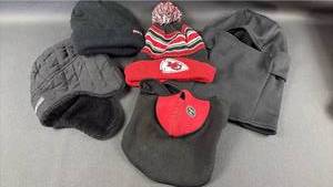 lot 134 image: Stay Cosy at the Game Kansas City Chiefs Hat and Other Necessary Winter Wear