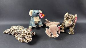 lot 147 image: 4) Vintage TY Beanie Babies