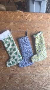lot 259 image: Handmade Large Stockings and New Gift Bucket Set