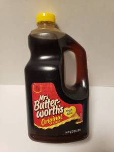 lot 310 image: NIP Mrs. Butterworths Original Syrup 64 fl oz