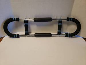 lot 325 image: Legs, Arms, and Thighs Adjustable Workout Tool with Handle Grips.