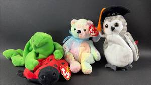 lot 162 image: Ty Beanie Babies Lot 4 with Tags